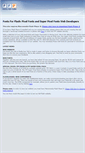 Mobile Screenshot of fontsforflash.com